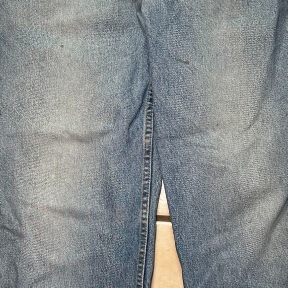 Vintage 2000's Levi's 468 Jeans Relaxed Straight Leg Blue Jeans Mens Size 34x30 - Picture 9 of 13